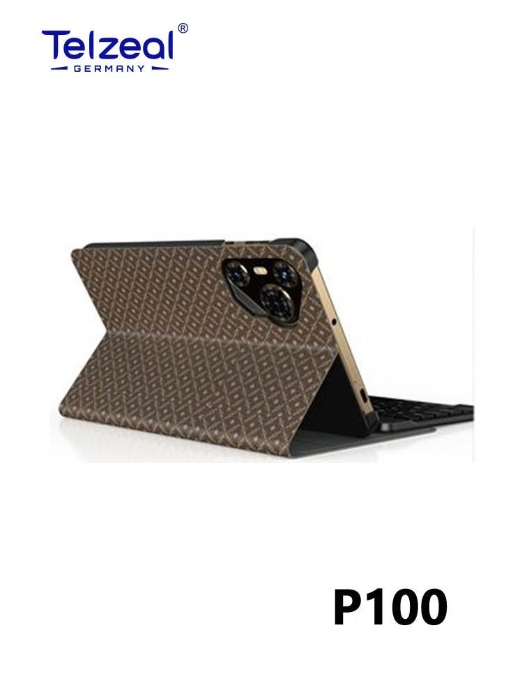 Telzeal P100 10.1-Inch Android 13 Tablet – Grey, 5G WiFi & Dual SIM, 8GB RAM, 512GB ROM, 8000mAh Battery, High-Performance, Includes Wireless Keyboard & Mouse, Ideal for Work, Study, Gaming & Entertainment - Image 4